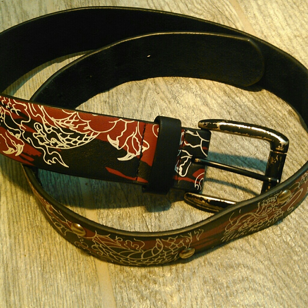 Distressed Dragon Belt
